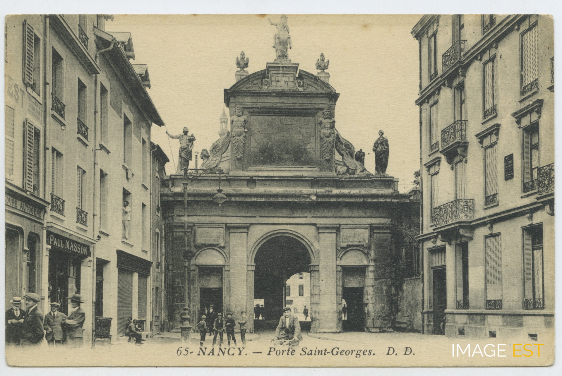 Porte Saint Georges Nancy Anonyme 1920 Fiche Documentaire Image Est Pôle De L Image
